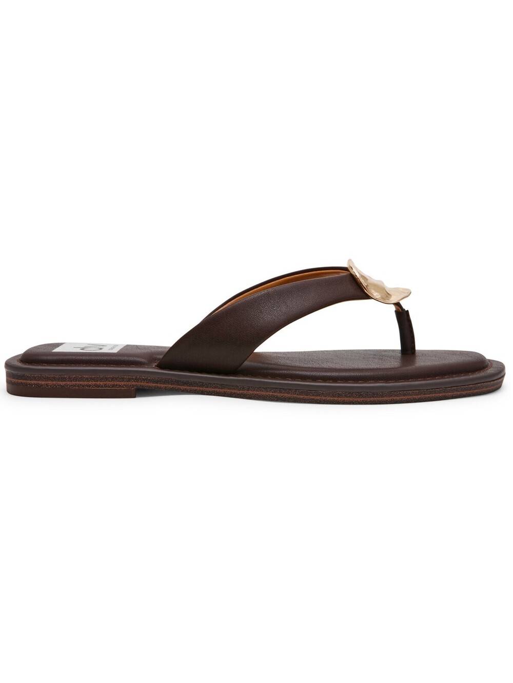DV Dolce Vita Womens Shoes Jespar Thong Flat Sand Brown 9M - Picture 2 of 5
